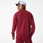 New Era - MLB Large Logo OS Crewneck - New York Yankees - Cardinal/Navy - Headz Up 