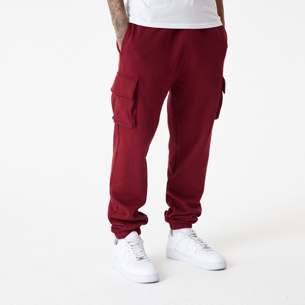 New Era - NE Lifestyle Cargo Jogger Pants - Cardinal - Headz Up 