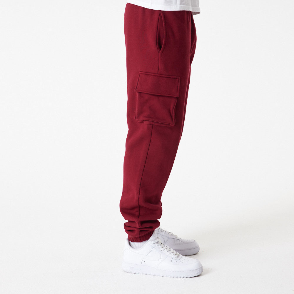 New Era - NE Lifestyle Cargo Jogger Pants - Cardinal - Headz Up 