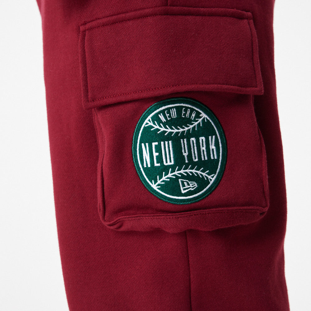 New Era - NE Lifestyle Cargo Jogger Pants - Cardinal - Headz Up 