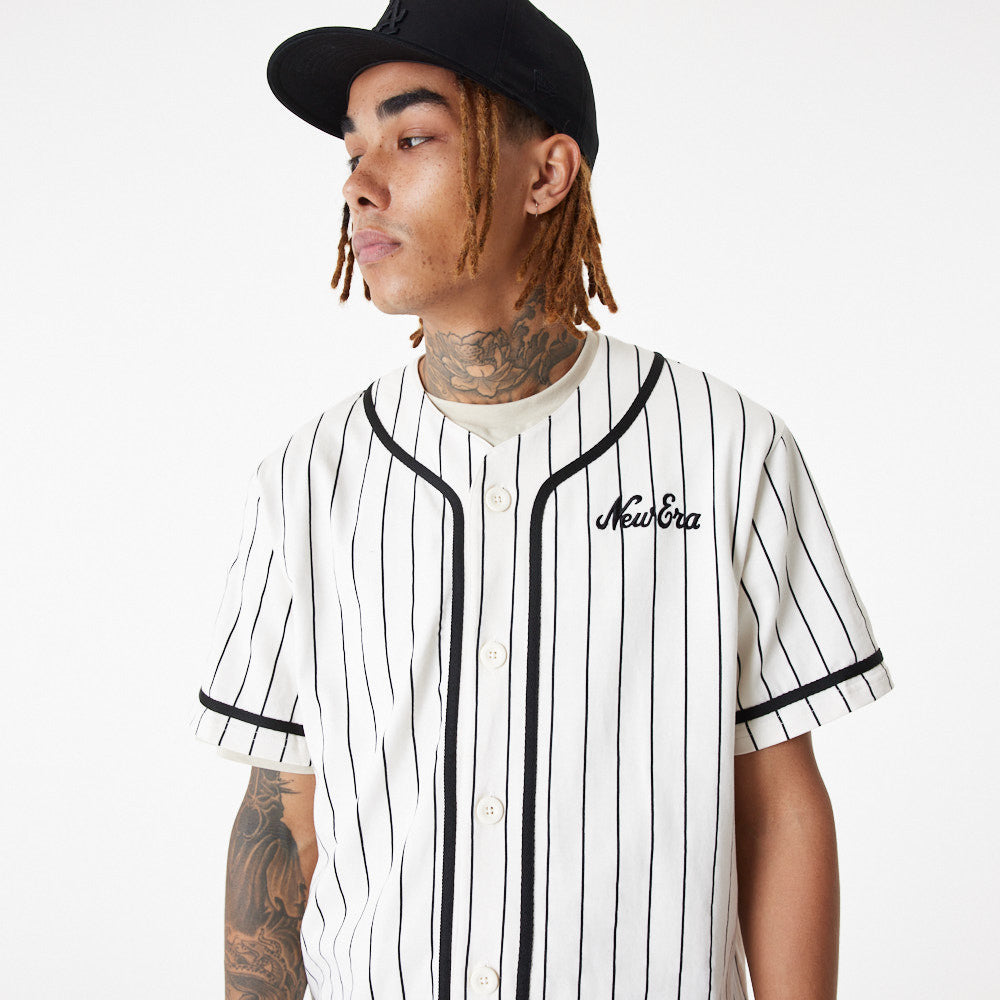 NEW ERA TRICOU NE PINSTRIPE JERSEY NONE 60416415 ✓ ALB