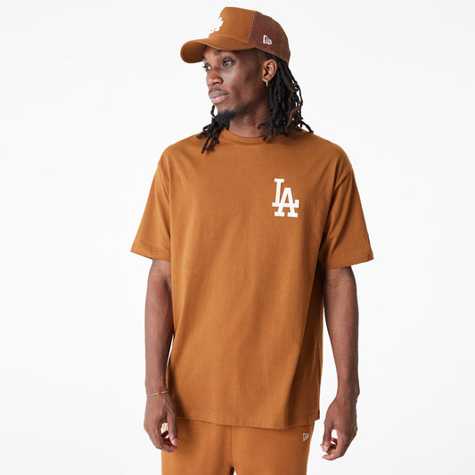 New Era - League Essentials T-Shirt - Los Angeles Dodgers - Brown - Headz Up 