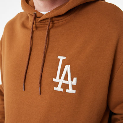 New Era - League Essential OS Hoodie - Los Angeles Dodgers - Brown - Headz Up 