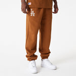 New Era - Leagues Essential Jogger Pants - Los Angeles Dodgers - Brown - Headz Up 
