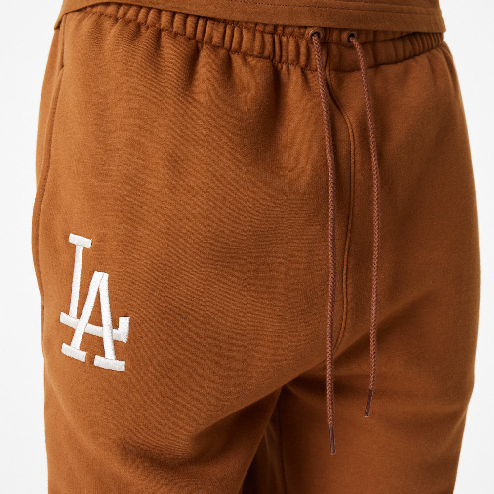 New Era - Leagues Essential Jogger Pants - Los Angeles Dodgers - Brown - Headz Up 