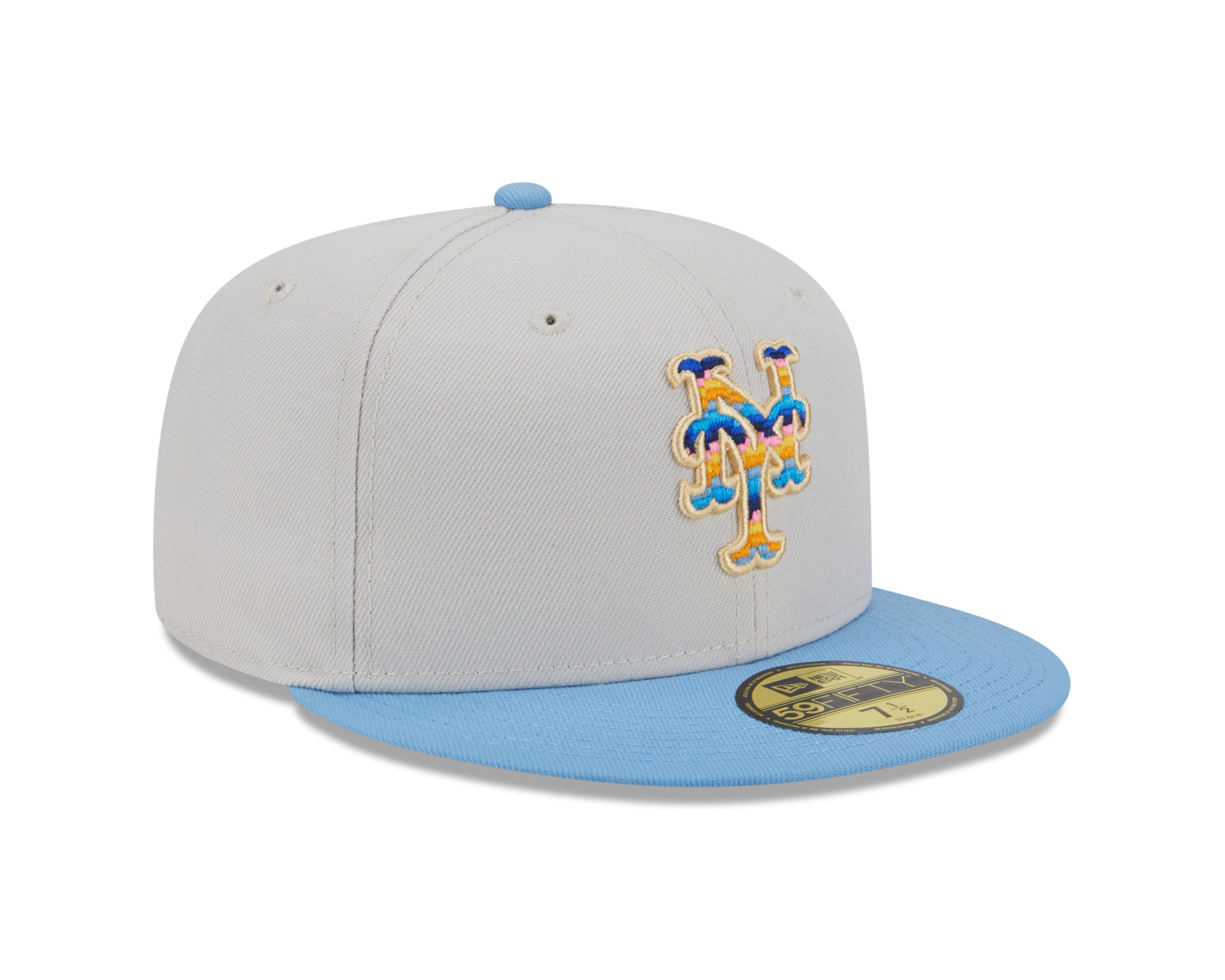 New Era - New York Mets 59Fifty Fitted BEACHFRONT - Stone - Headz Up 