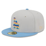 New Era - Los Angeles Dodgers 59Fifty Fitted BEACHFRONT - Stone - Headz Up 
