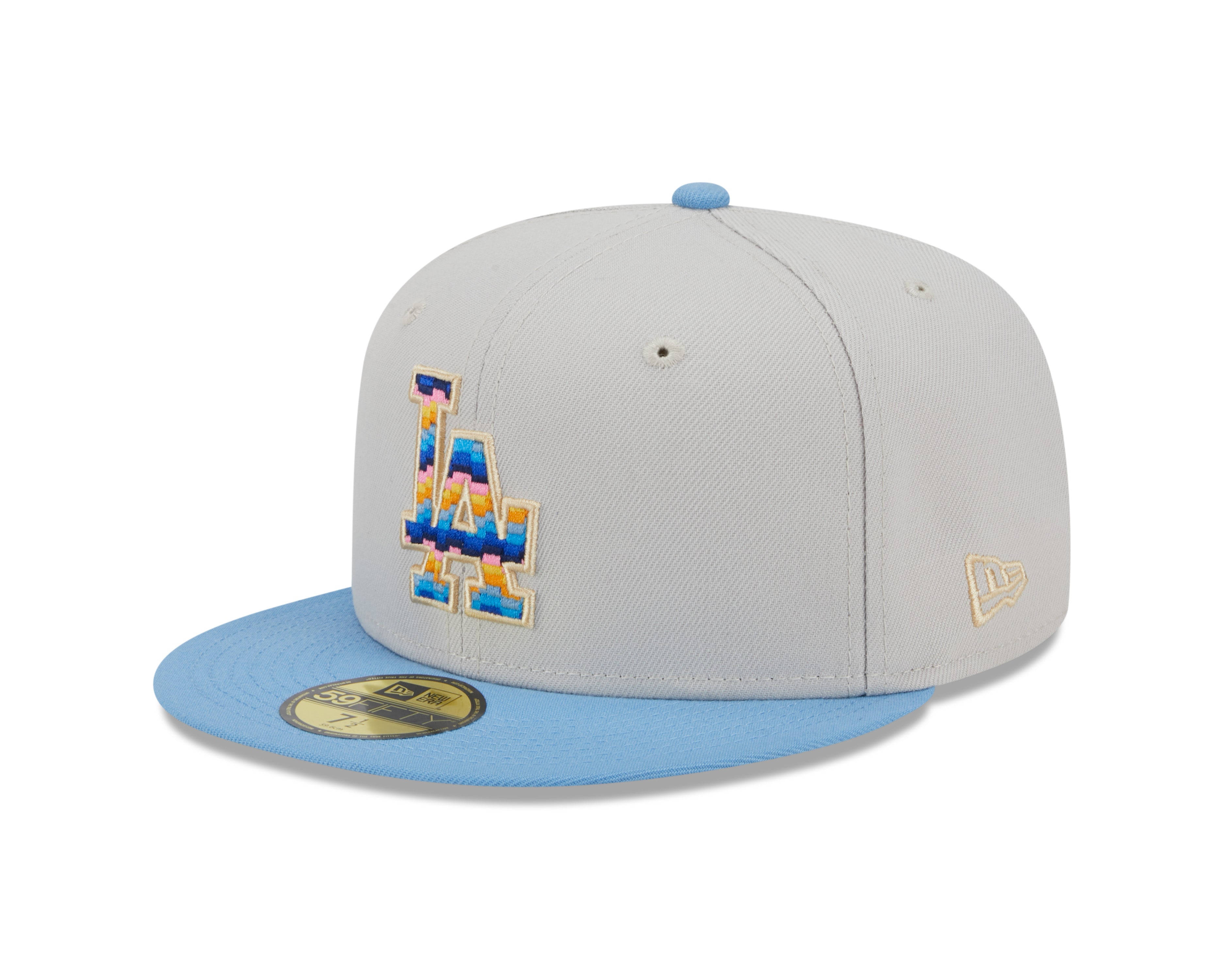New Era - Los Angeles Dodgers 59Fifty Fitted BEACHFRONT - Stone - Headz Up 