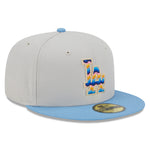 New Era - Los Angeles Dodgers 59Fifty Fitted BEACHFRONT - Stone - Headz Up 