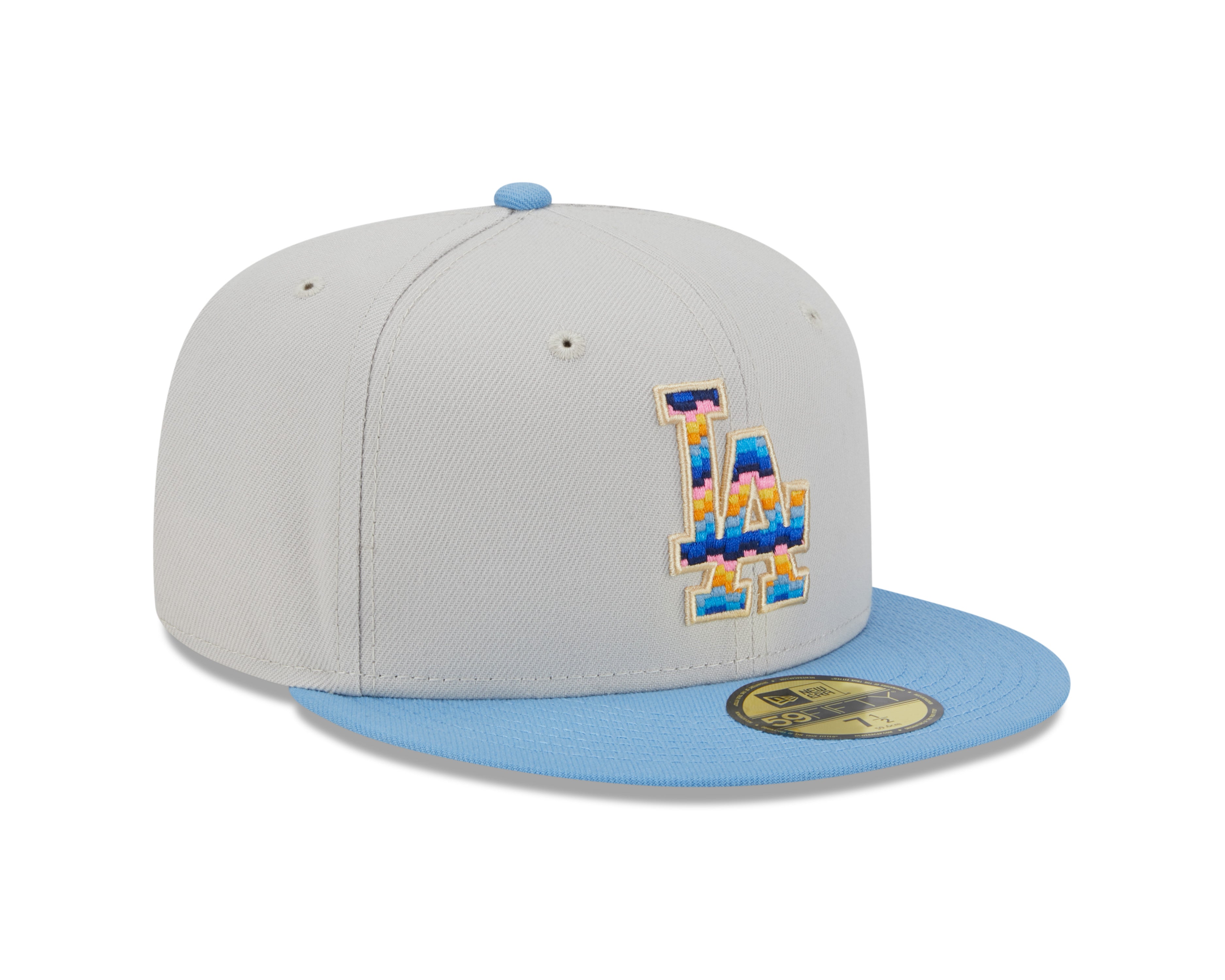 New Era - Los Angeles Dodgers 59Fifty Fitted BEACHFRONT - Stone - Headz Up 