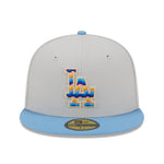New Era - Los Angeles Dodgers 59Fifty Fitted BEACHFRONT - Stone - Headz Up 