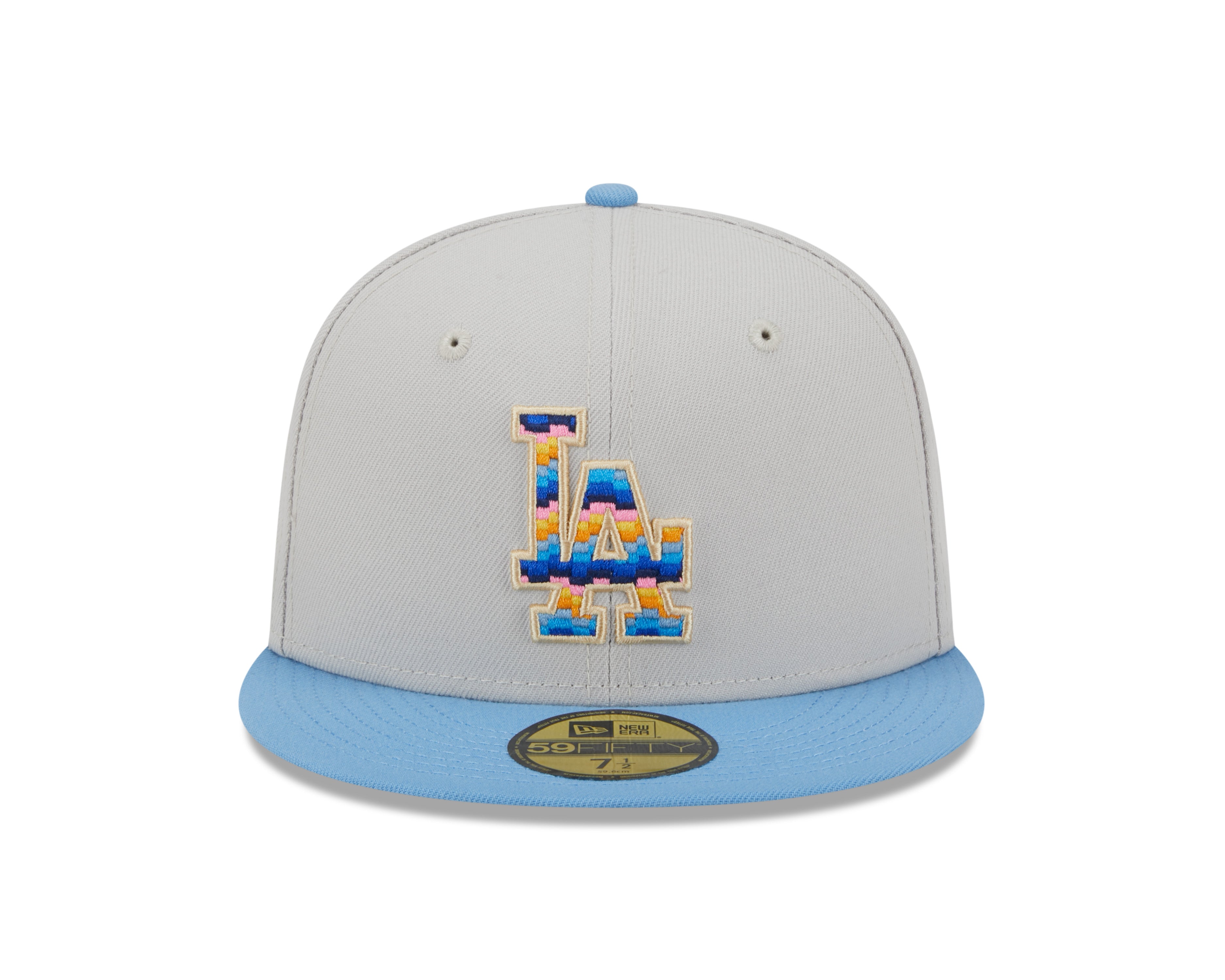 New Era - Los Angeles Dodgers 59Fifty Fitted BEACHFRONT - Stone - Headz Up 