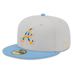 New Era - Atlanta Braves 59Fifty Fitted BEACHFRONT - Stone - Headz Up 