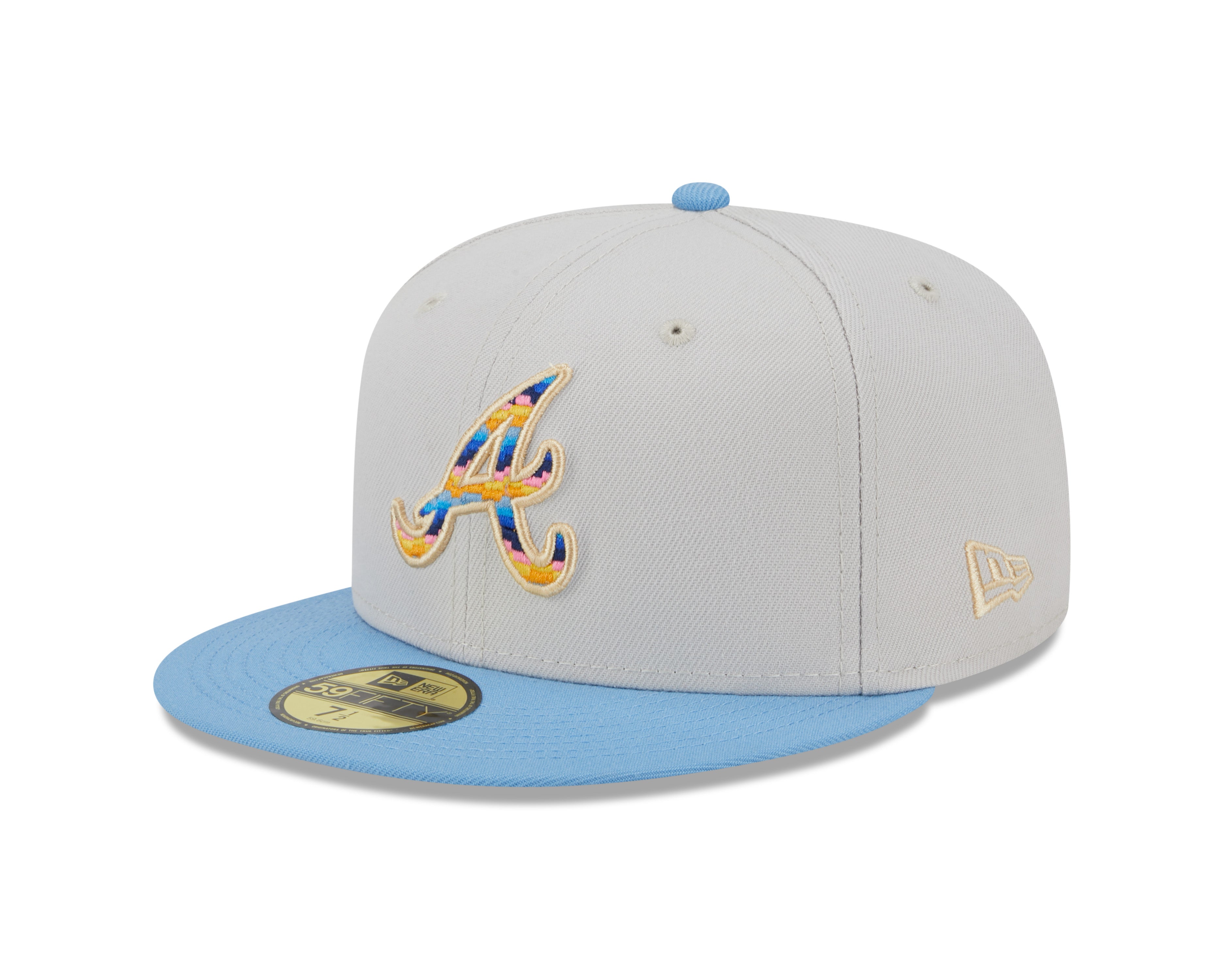 New Era - Atlanta Braves 59Fifty Fitted BEACHFRONT - Stone - Headz Up 