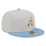 New Era - Atlanta Braves 59Fifty Fitted BEACHFRONT - Stone - Headz Up 