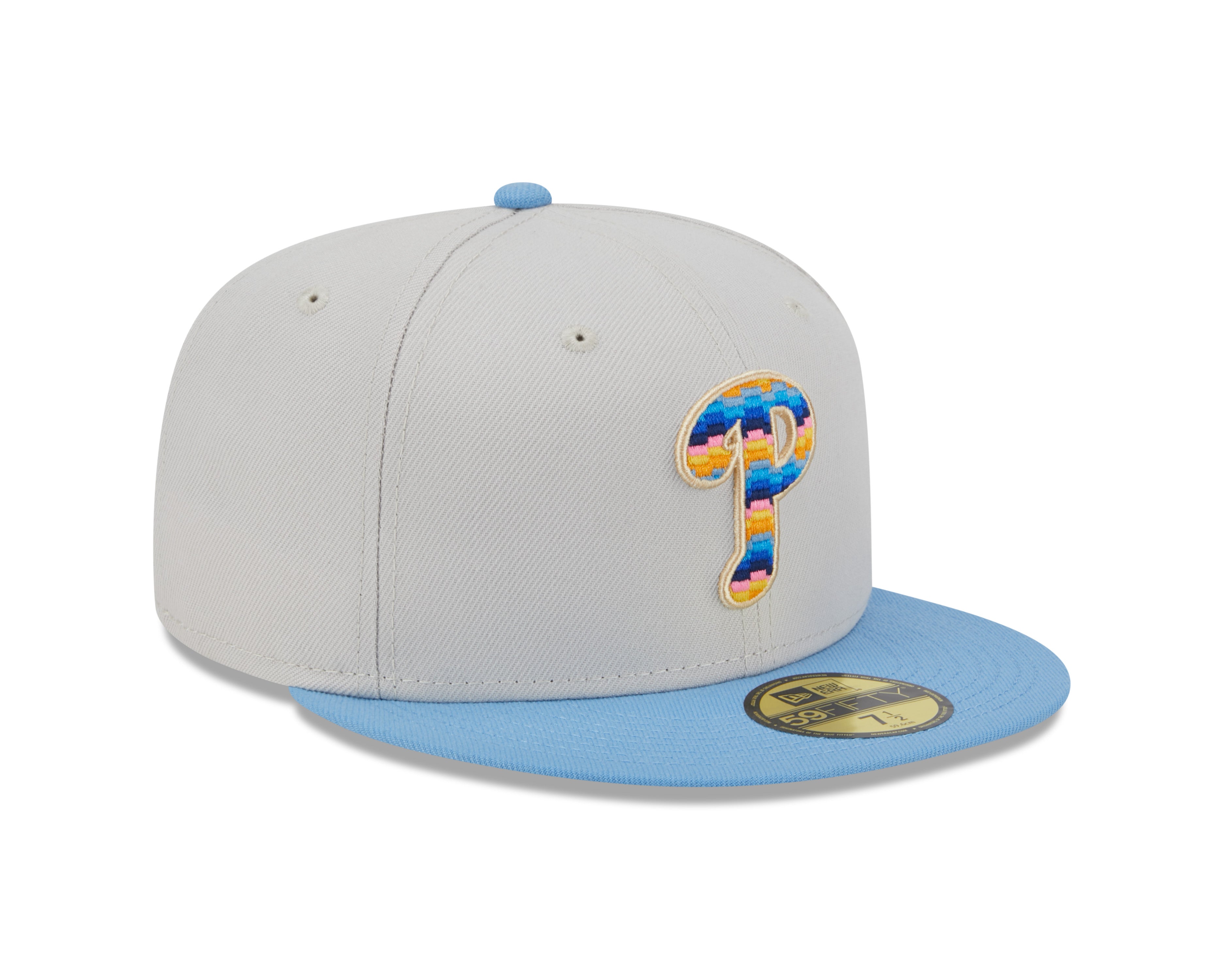 New Era - Philadelphia Phillies 59Fifty Fitted BEACHFRONT - Stone - Headz Up 