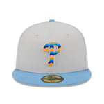 New Era - Philadelphia Phillies 59Fifty Fitted BEACHFRONT - Stone - Headz Up 