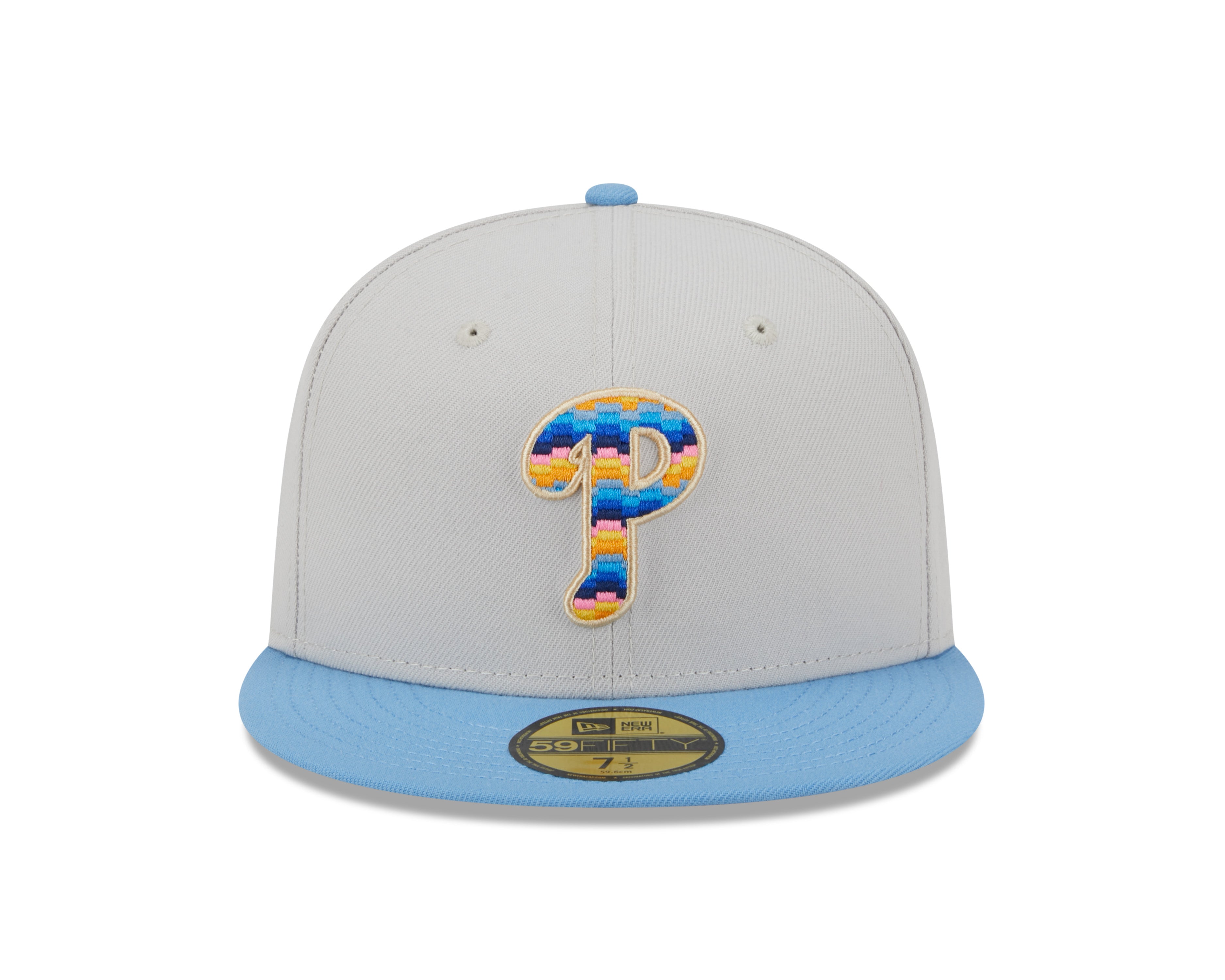New Era - Philadelphia Phillies 59Fifty Fitted BEACHFRONT - Stone - Headz Up 
