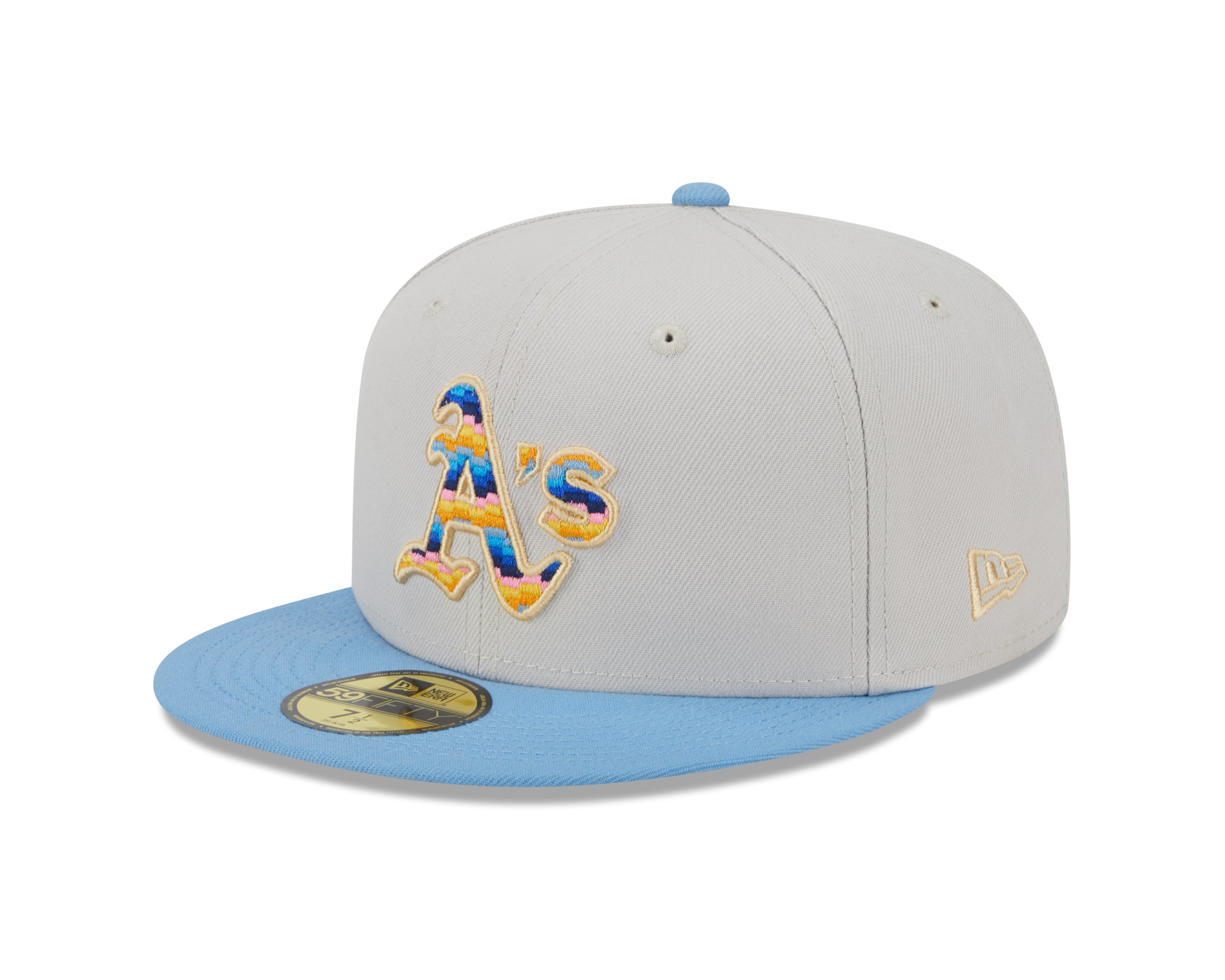 New Era - Oakland Athletics 59Fifty Fitted BEACHFRONT - Stone - Headz Up 