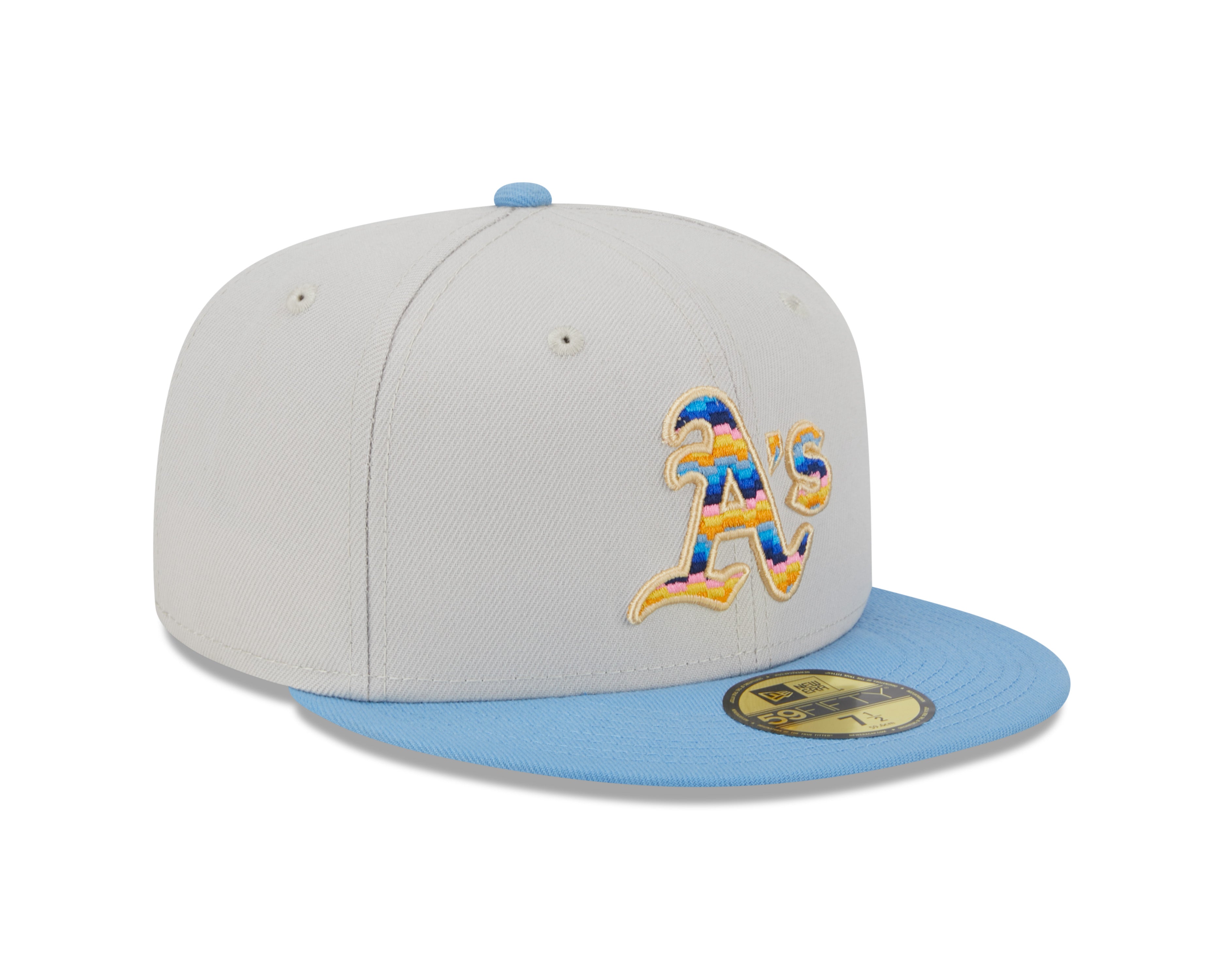New Era - Oakland Athletics 59Fifty Fitted BEACHFRONT - Stone - Headz Up 
