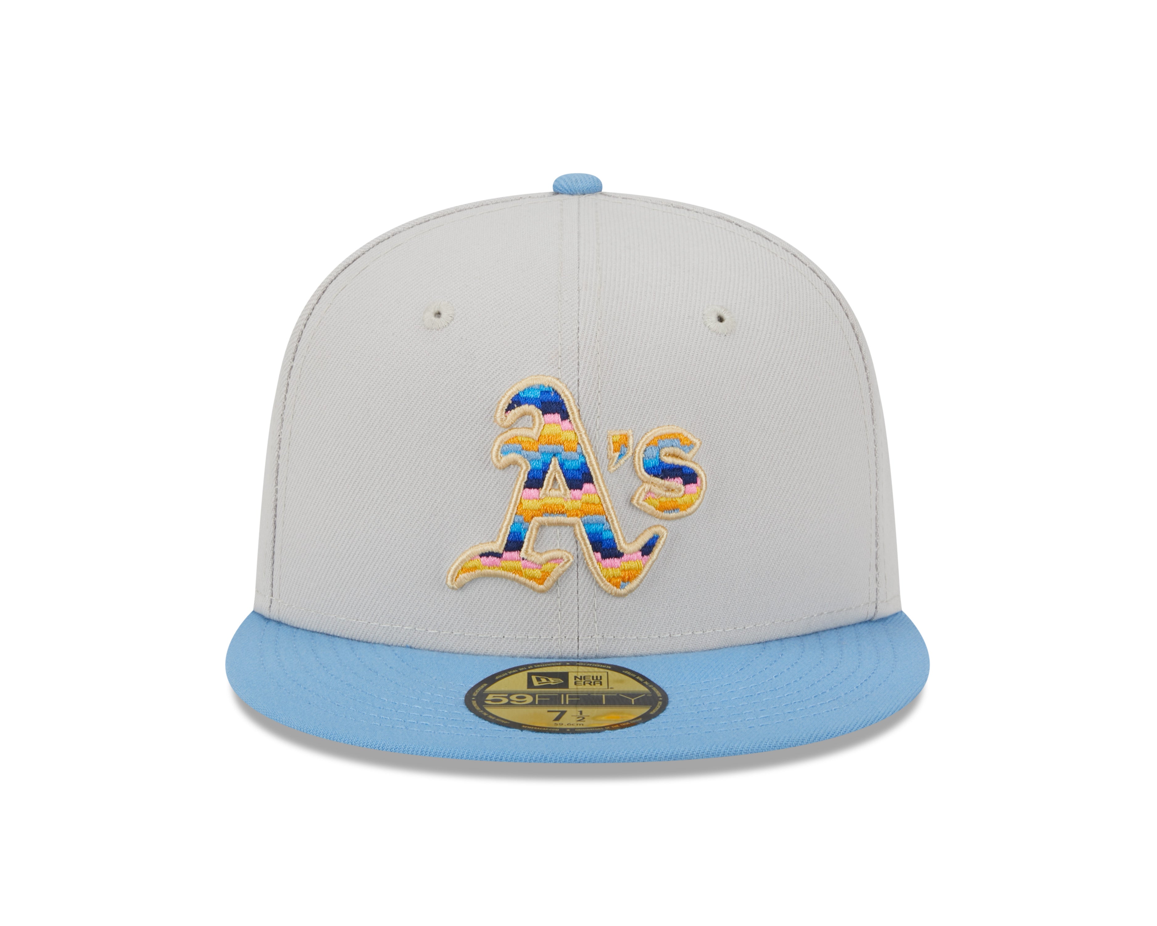 New Era - Oakland Athletics 59Fifty Fitted BEACHFRONT - Stone - Headz Up 