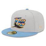 New Era - Tampa Bay Rays 59Fifty Fitted BEACHFRONT - Stone - Headz Up 
