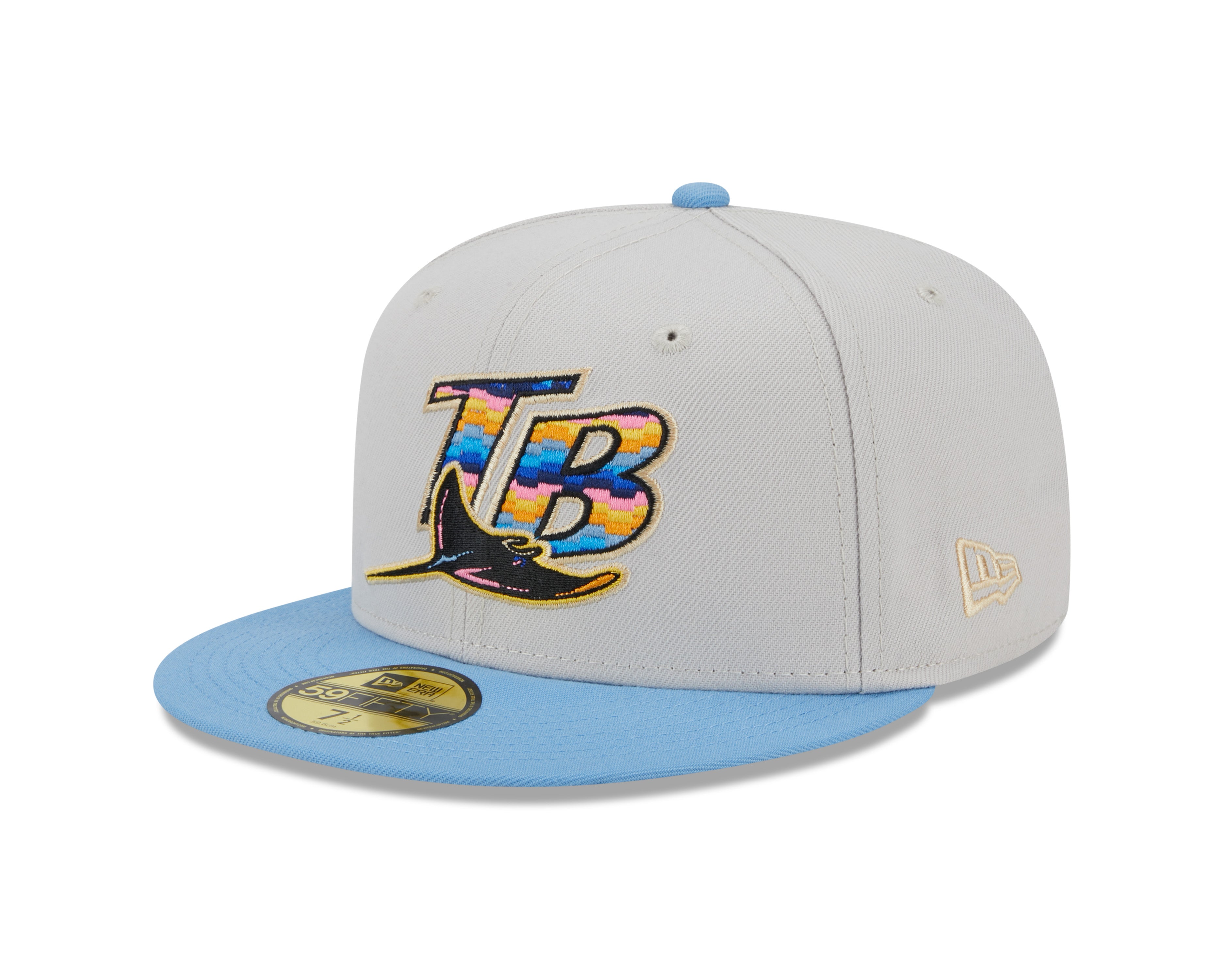 New Era - Tampa Bay Rays 59Fifty Fitted BEACHFRONT - Stone - Headz Up 