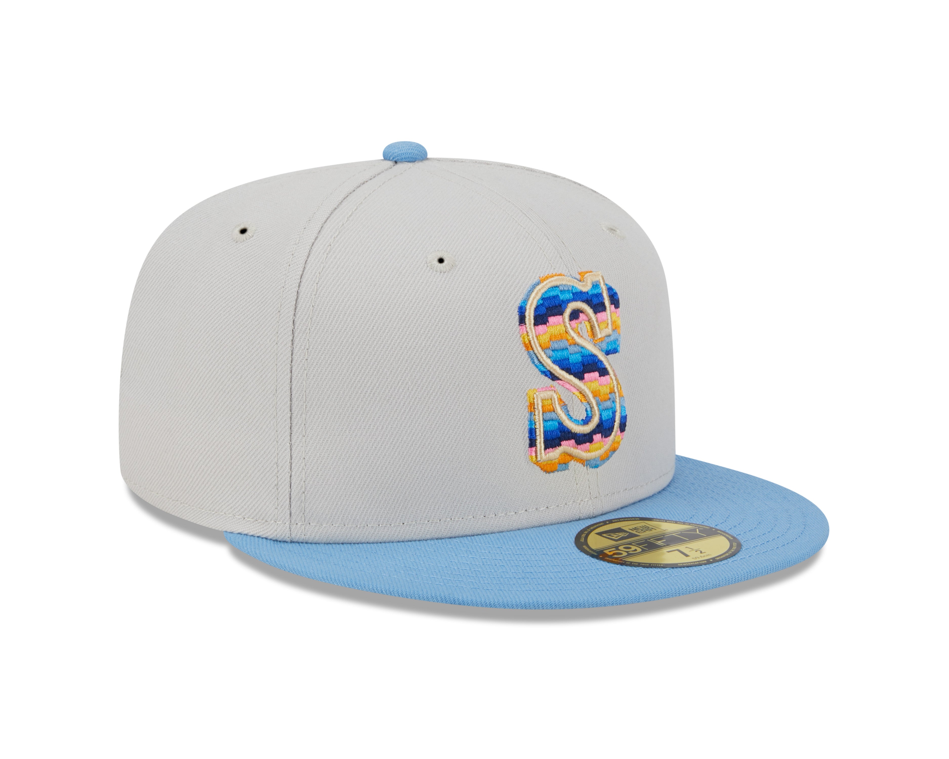 New Era - Seattle Mariners 59Fifty Fitted BEACHFRONT - Stone - Headz Up 