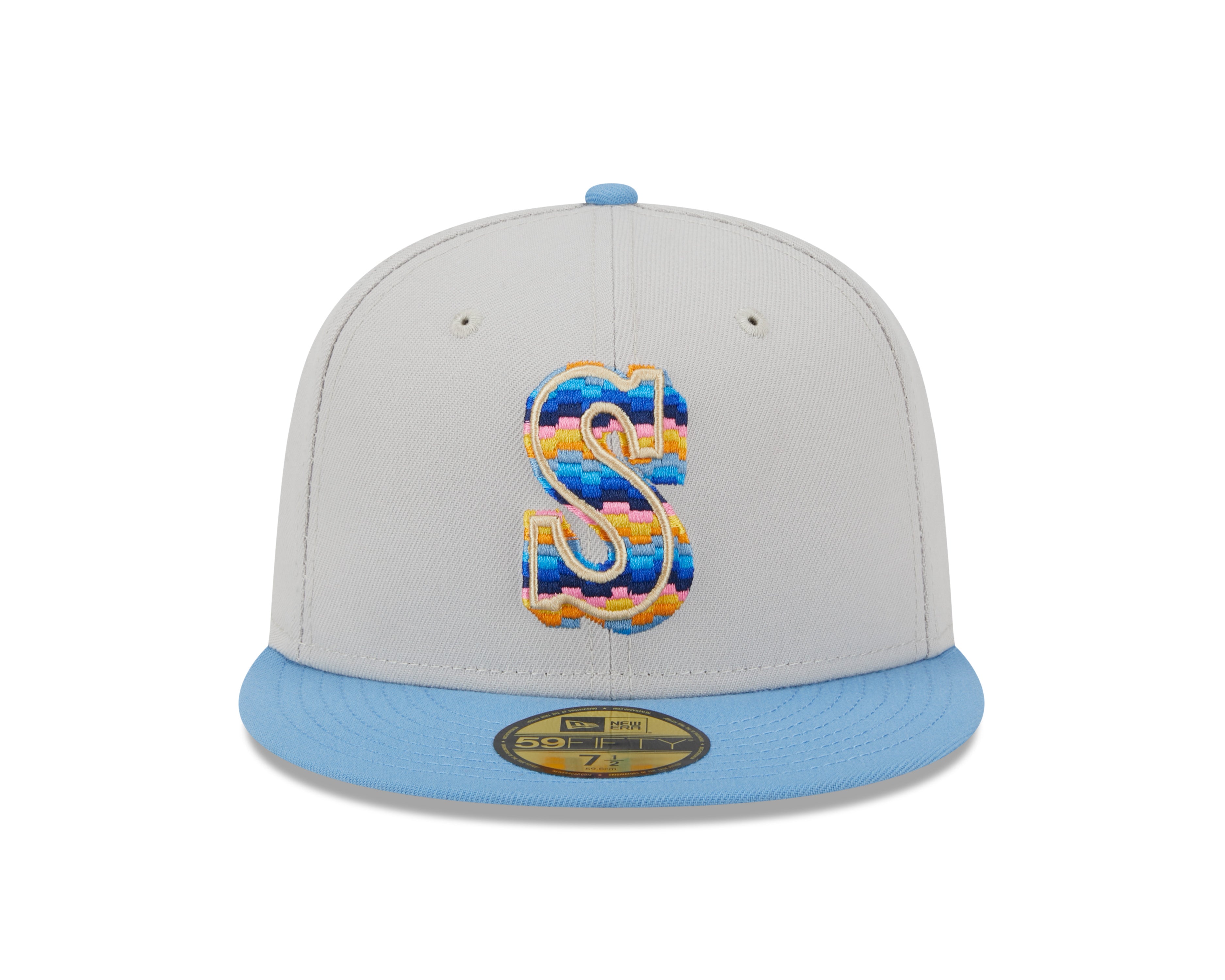 New Era - Seattle Mariners 59Fifty Fitted BEACHFRONT - Stone - Headz Up 