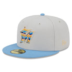 New Era - Miami Marlins 59Fifty Fitted BEACHFRONT - Stone - Headz Up 