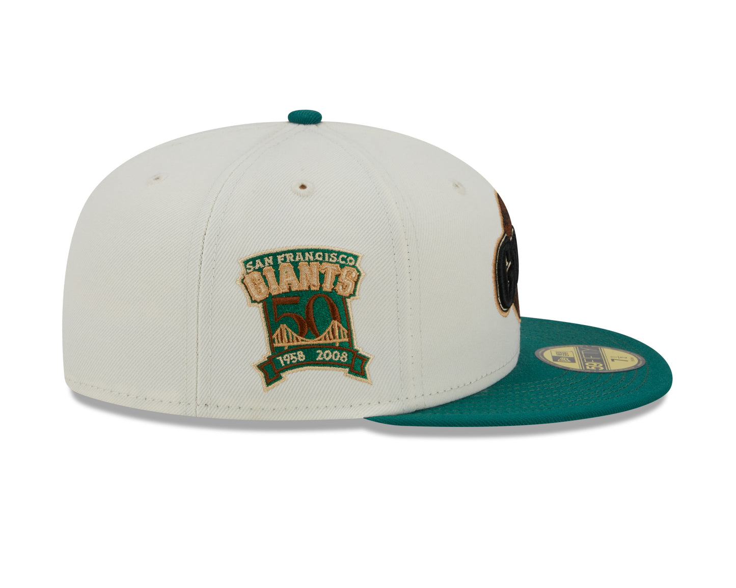 New Era - 59Fifty Fitted Cap - CAMP - San Francisco Giants 50 Years Anniversary - White/Green - Headz Up 