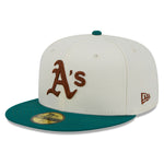 New Era - 59Fifty Fitted Cap - CAMP - Oakland Athletics 50 Years Anniversary - White/Green - Headz Up 