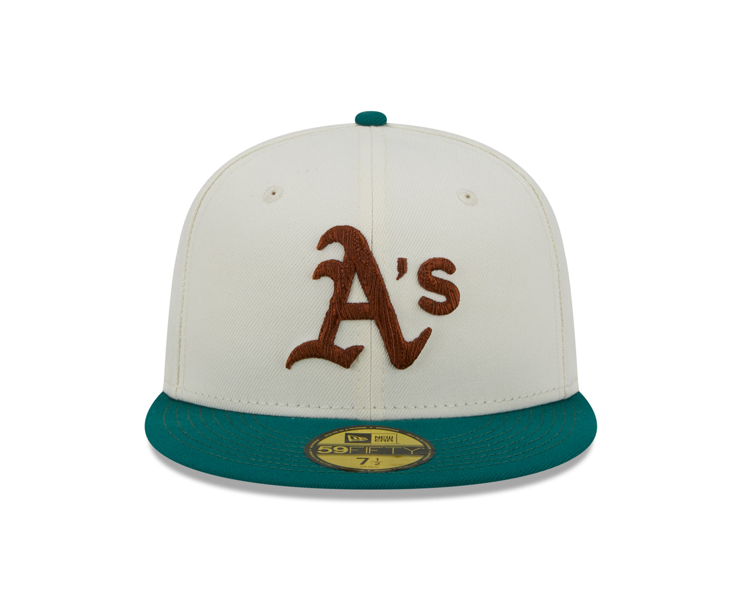 New Era - 59Fifty Fitted Cap - CAMP - Oakland Athletics 50 Years Anniversary - White/Green - Headz Up 