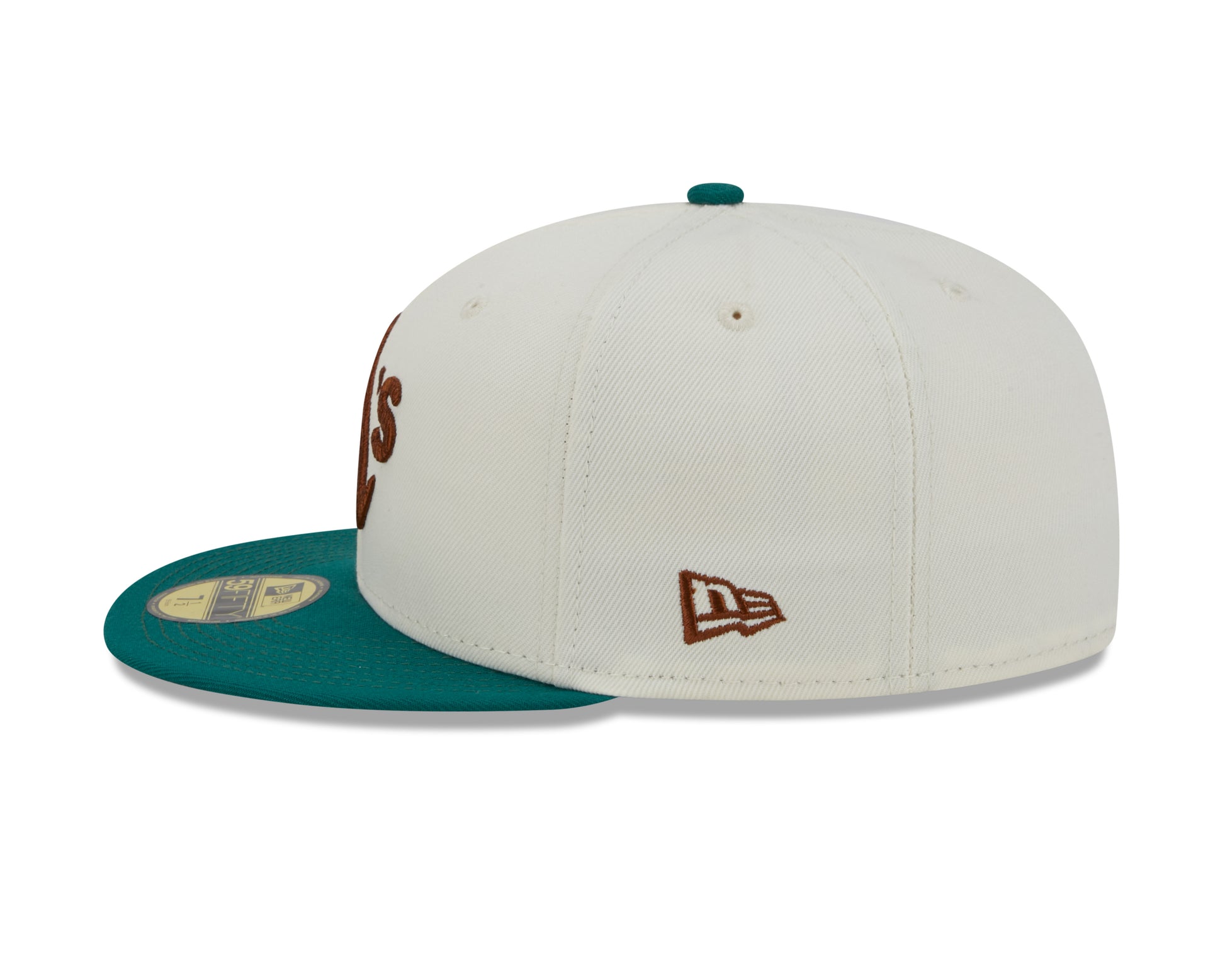 New Era - 59Fifty Fitted Cap - CAMP - Oakland Athletics 50 Years Anniversary - White/Green - Headz Up 