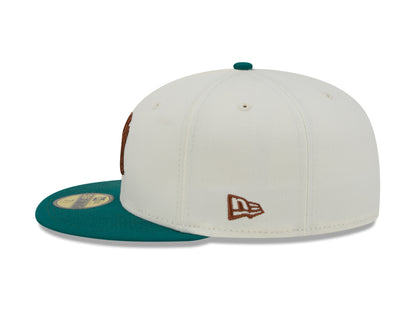 New Era 59Fifty Fitted Cap CAMP New York Yankees 50th - White/Green - Headz Up 