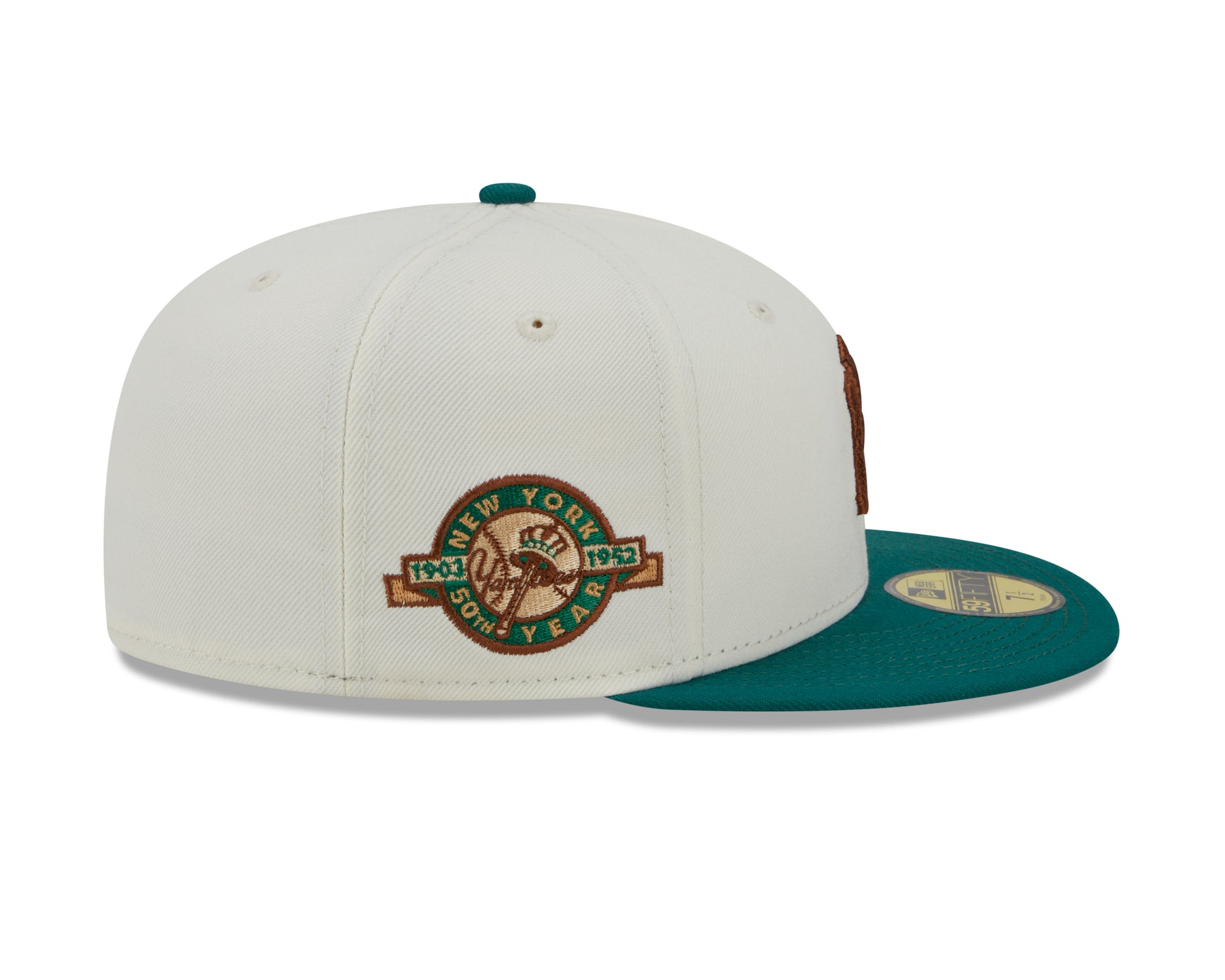 New Era 59Fifty Fitted Cap CAMP New York Yankees 50th - White/Green - Headz Up 