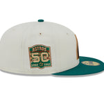 New Era 59Fifty Fitted Cap CAMP Houston Astros 50th - White/Green - Headz Up 