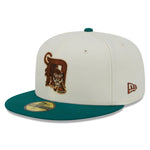 New Era 59Fifty Fitted Cap CAMP Detroit Tigers Tiger Stadium 1912-1999 - White/Green - Headz Up 
