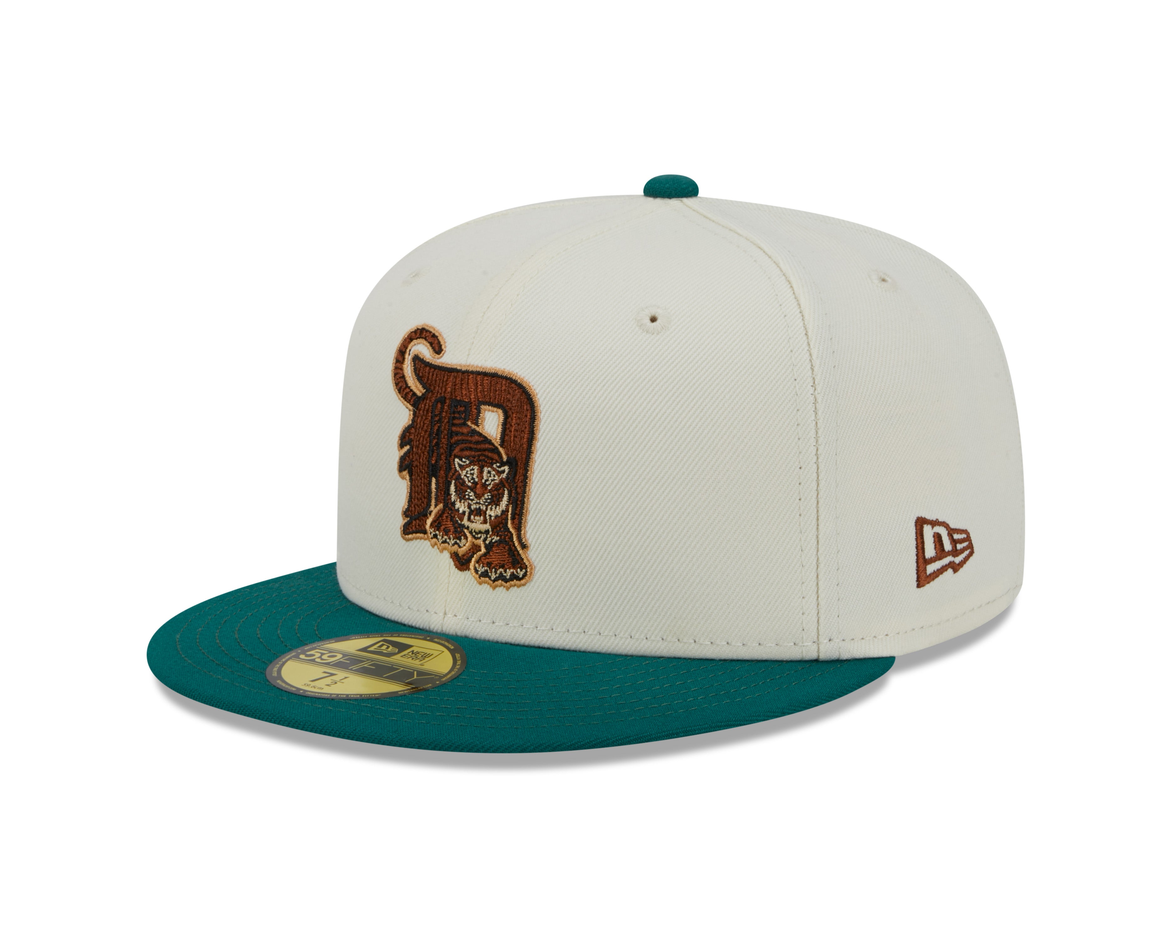 New Era 59Fifty Fitted Cap CAMP Detroit Tigers Tiger Stadium 1912-1999 - White/Green - Headz Up 