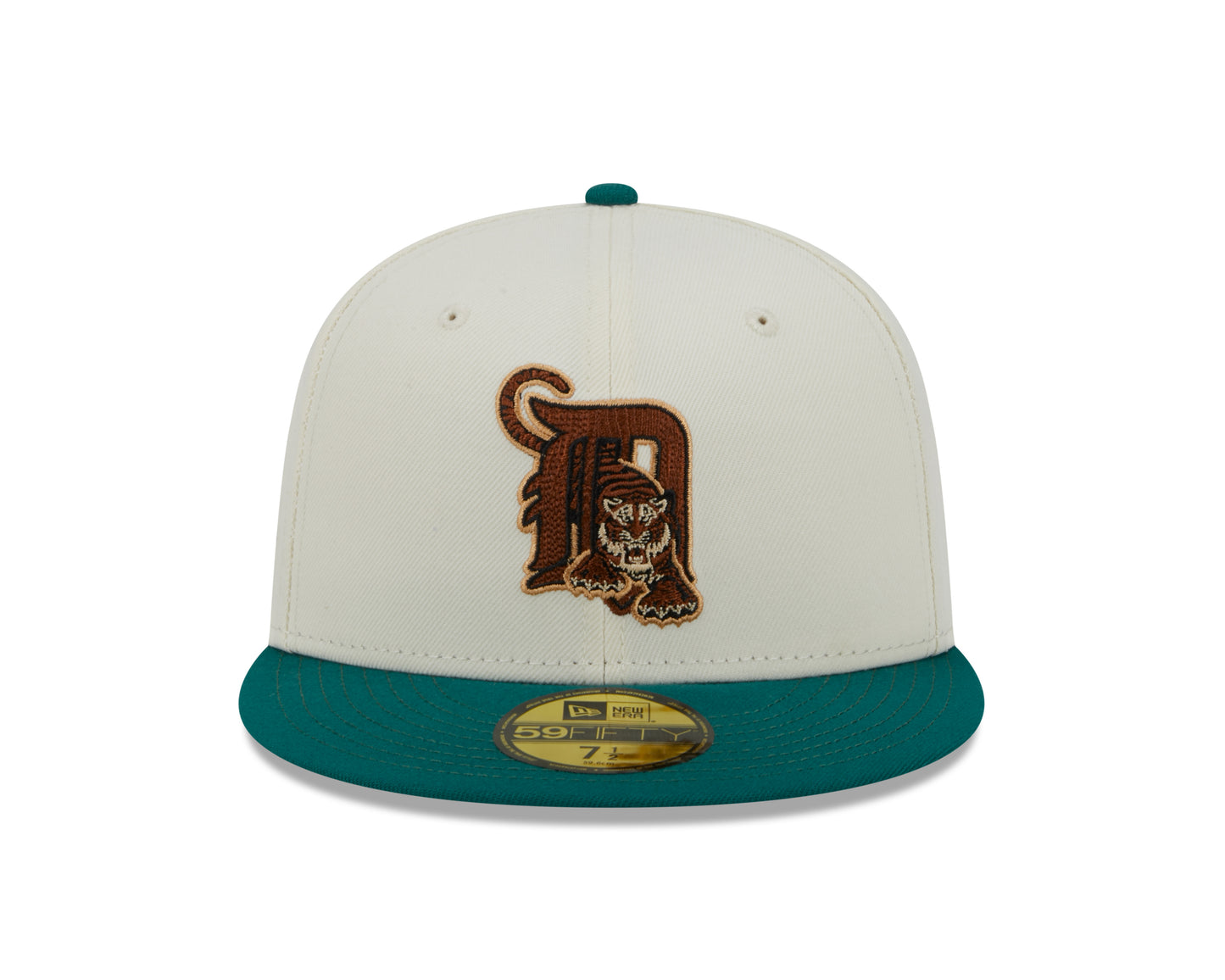 New Era 59Fifty Fitted Cap CAMP Detroit Tigers Tiger Stadium 1912-1999 - White/Green - Headz Up 