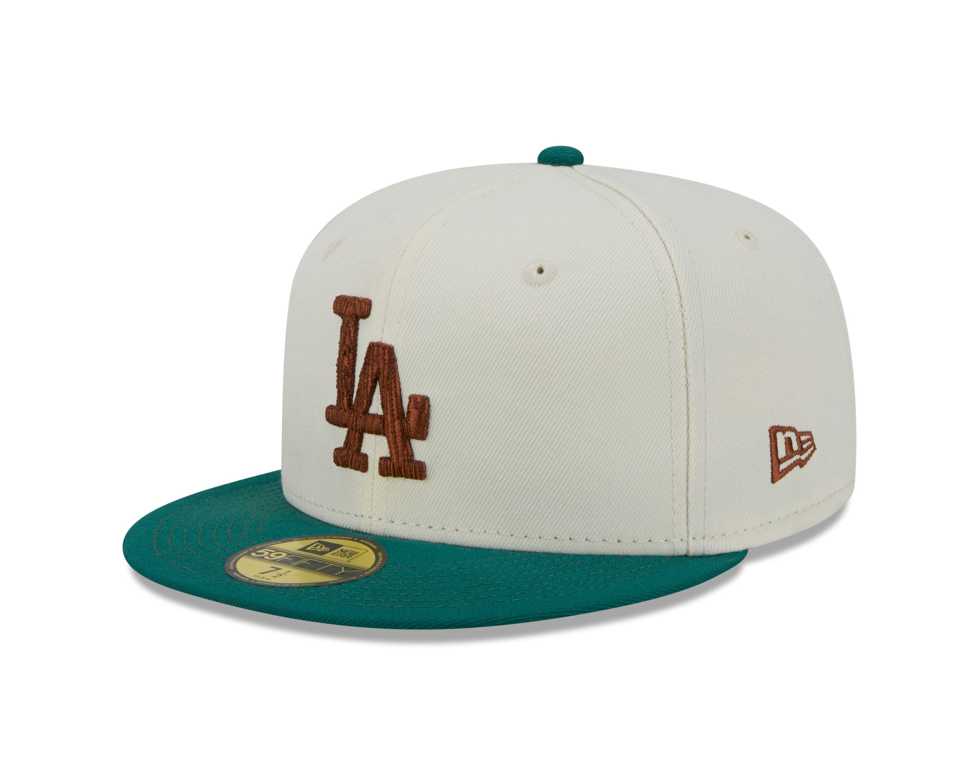 New Era - 59Fifty Fitted Cap - CAMP - Los Angeles Dodgers 50 Years Anniversary - White/Green - Headz Up 