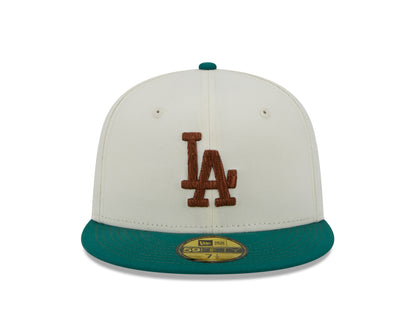 New Era - 59Fifty Fitted Cap - CAMP - Los Angeles Dodgers 50 Years Anniversary - White/Green - Headz Up 