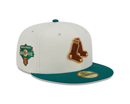 New Era - 59Fifty Fitted Cap - CAMP - Boston Red Sox WS 1967 - White/Green - Headz Up 