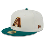 New Era - 59Fifty Fitted Cap - CAMP - Arizona Diamondbacks Inaugural Season 1981 - White/Green - Headz Up 