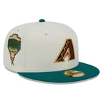 New Era - 59Fifty Fitted Cap - CAMP - Arizona Diamondbacks Inaugural Season 1981 - White/Green - Headz Up 