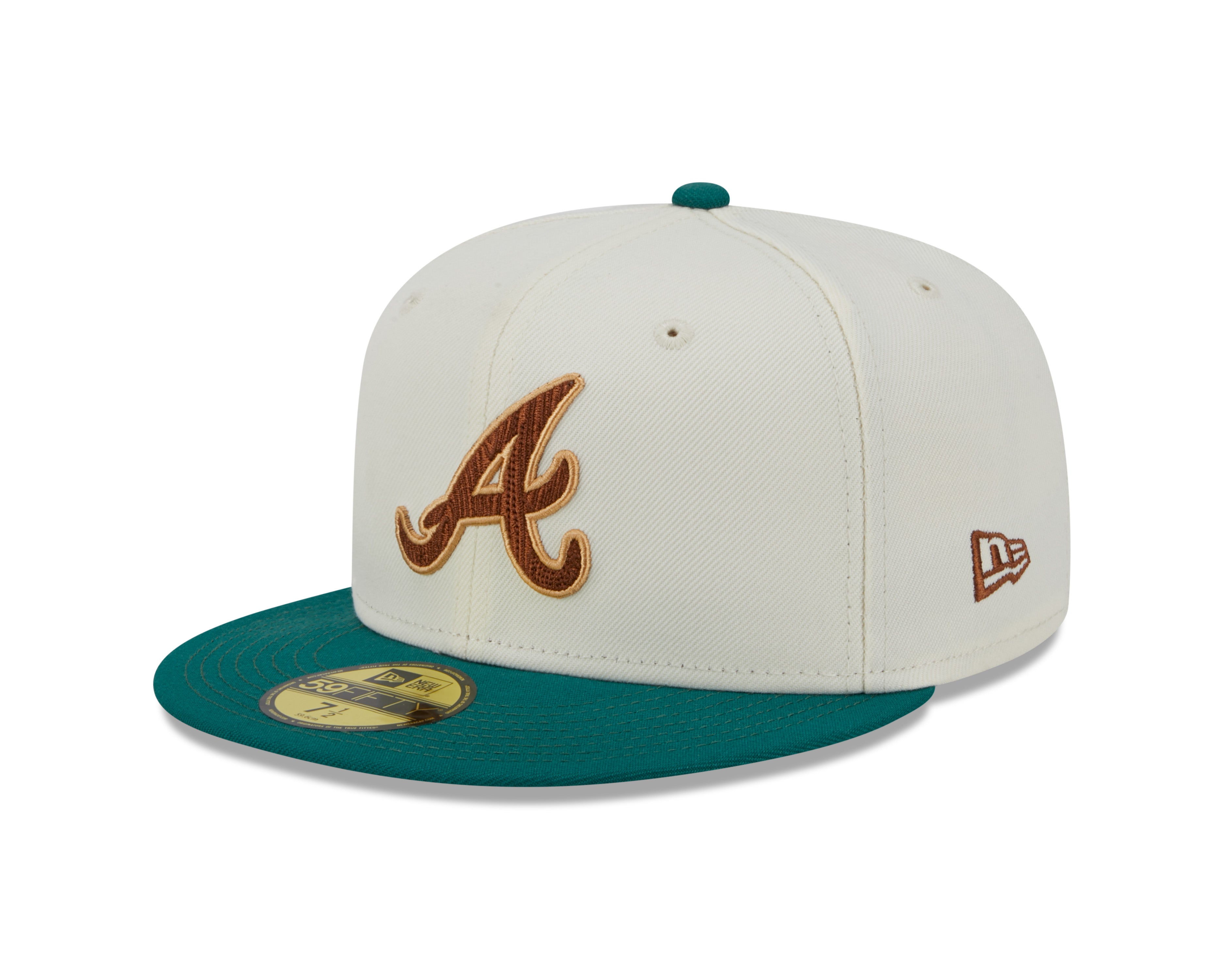 New Era - 59Fifty Fitted Cap - CAMP - Atlanta Braves 30th - White/Green - Headz Up 