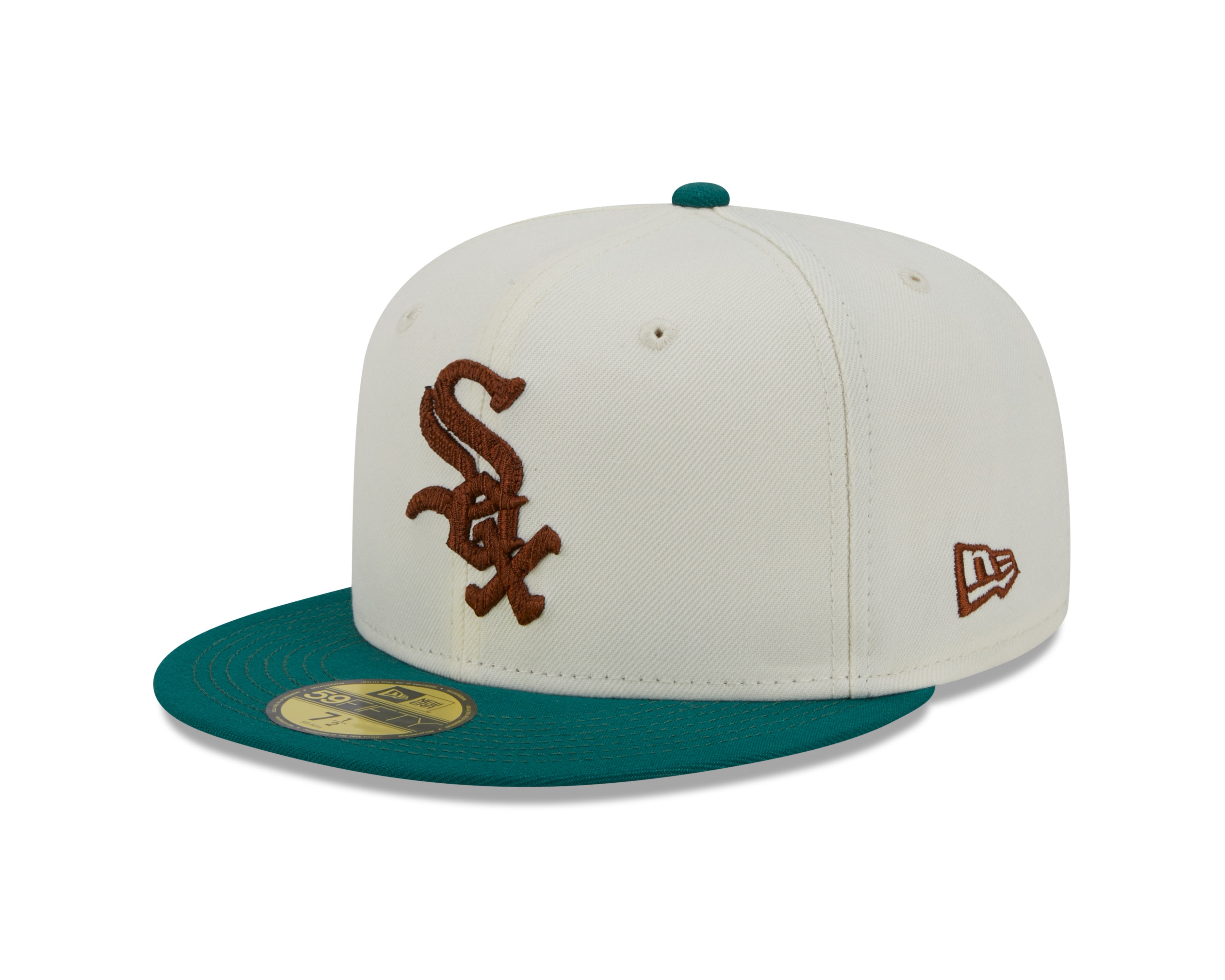 New Era 59Fifty Fitted Cap CAMP Chicago White Sox - White/Green - Headz Up 