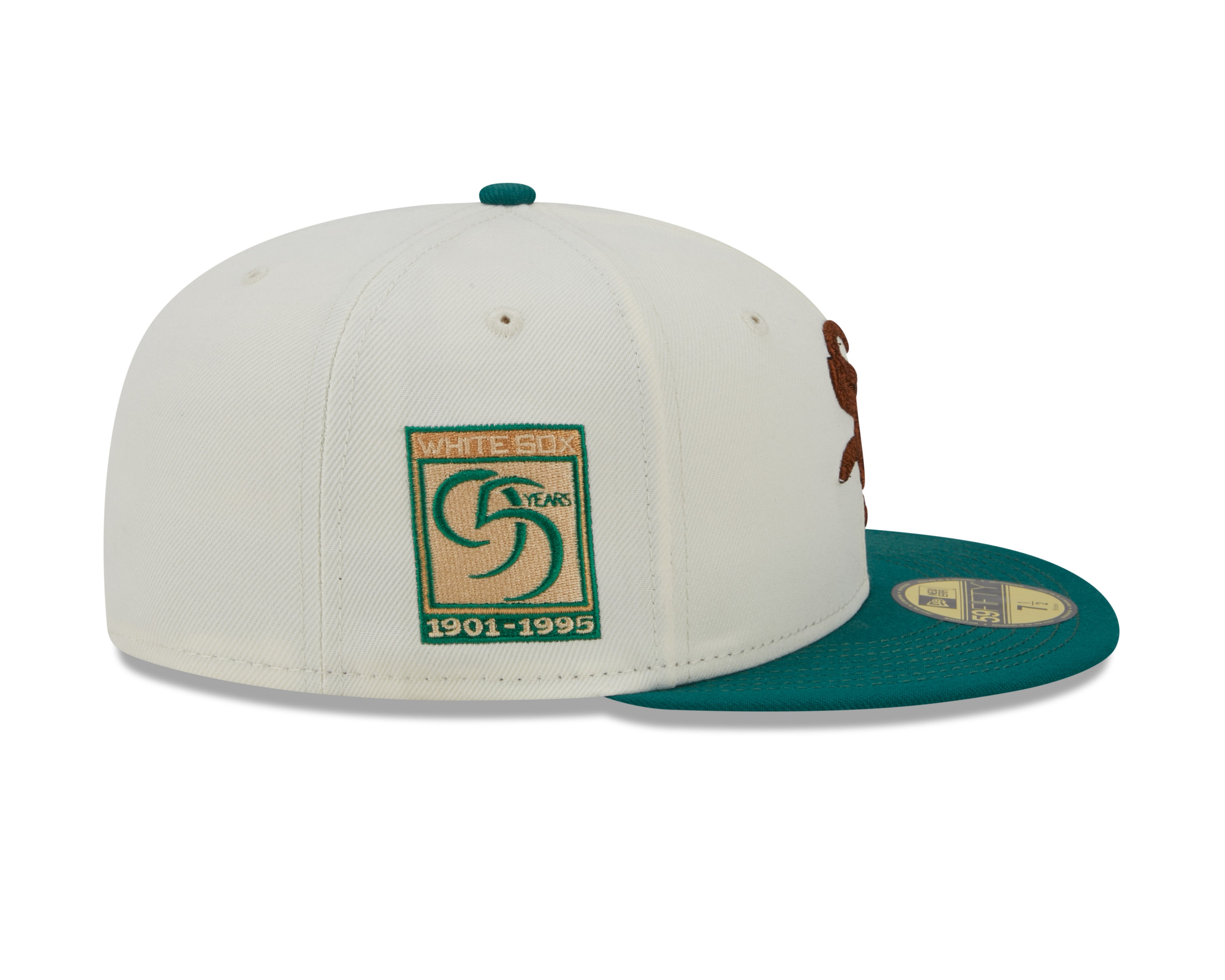New Era 59Fifty Fitted Cap CAMP Chicago White Sox - White/Green - Headz Up 