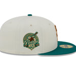New Era - 59Fifty Fitted Cap - CAMP - San Diego Padres 49th Anniversary - White/Green - Headz Up 