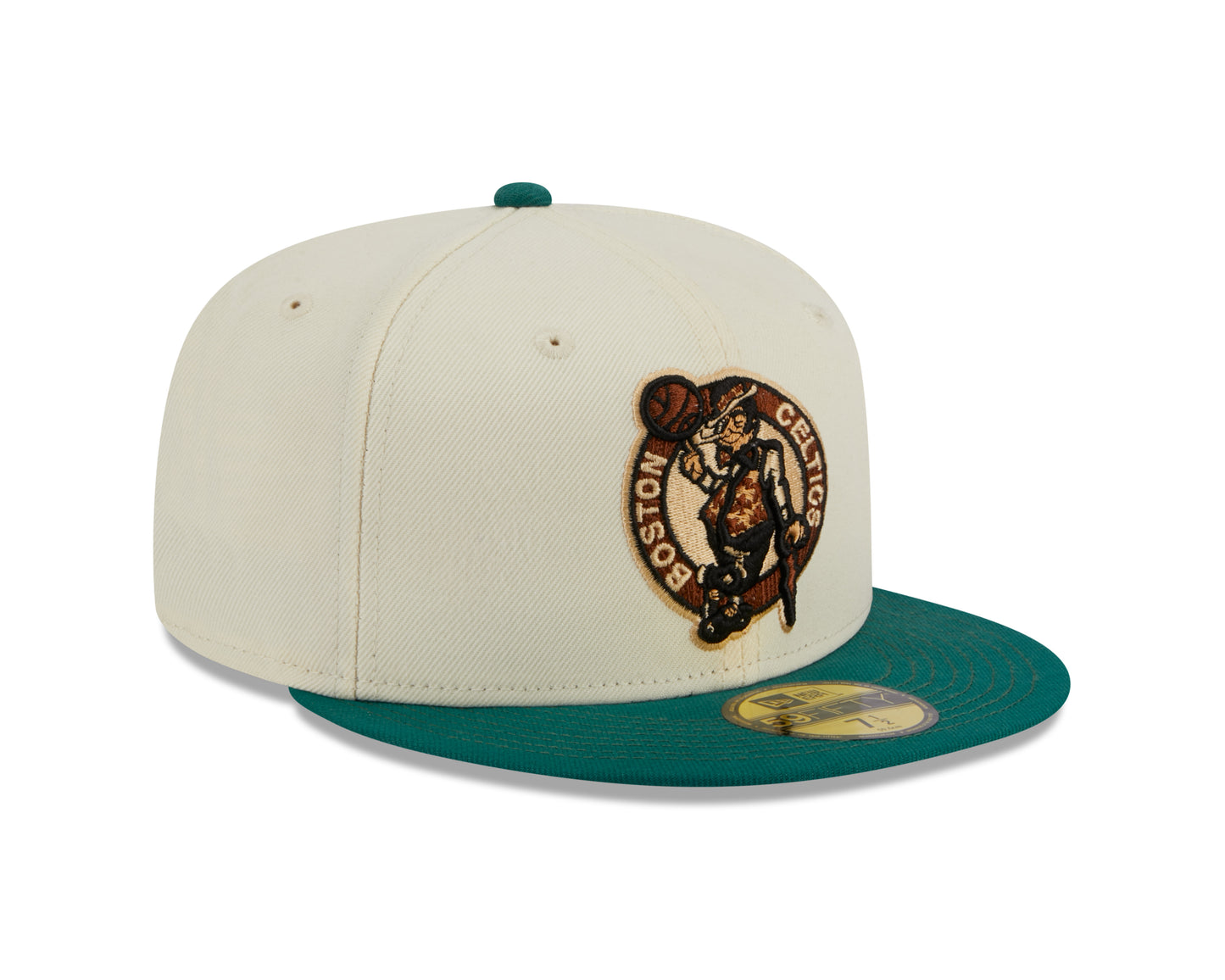 New Era - 59Fifty Fitted Cap - CAMP - Boston Celtics - White/Green - Headz Up 